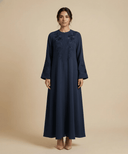 The Noura Floral Embroidered Abaya - TAL by The Abaya Lab