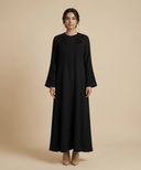 The Noura Floral Embroidered Abaya - TAL by The Abaya Lab