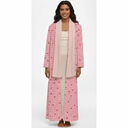 The Noura Pink Heart - Print Abaya - TAL by The Abaya Lab