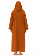 The Noura Terracotta Basic Flow Abaya - TAL by The Abaya Lab