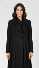 The Nouraia Asymmetric Ripple Front Abaya - TAL by The Abaya Lab