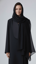 The Nura Modern Drape Abaya - TAL by The Abaya Lab