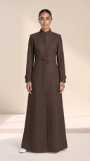 The Ola Modern Mandarin Neck Abaya - TAL by The Abaya Lab