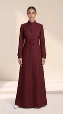 The Ola Modern Mandarin Neck Abaya - TAL by The Abaya Lab