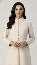 The Ola Modern Mandarin Neck Abaya - TAL by The Abaya Lab