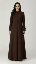 The Ola Modern Mandarin Neck Abaya - TAL by The Abaya Lab