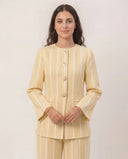 The Omayma Striped Tailored Co-Ord Set - TAL by The Abaya Lab