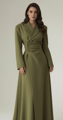 The Rabab Structured Elegance Abaya - TAL by The Abaya Lab