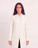 The Rabiyah Mandarin Collar Abaya with Button Detail - TAL by The Abaya Lab