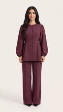 The Rana Button Co-Ord Set - TAL by The Abaya Lab