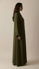 The Raneem Pearl Asymmetric Structured Abaya - TAL by The Abaya Lab