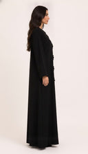 The Rasha Floral Knot Closure Abaya - TAL by The Abaya Lab
