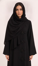 The Rasha Floral Knot Closure Abaya - TAL by The Abaya Lab