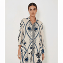The Rasha Ivory & Navy Co - ord Set - TAL by The Abaya Lab