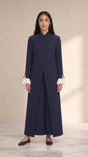 The Rasha Tailored Abaya with Pleated Cuff Detail - TAL by The Abaya Lab