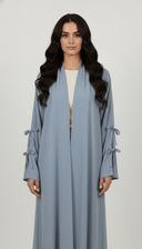 The Rawa Luxe Tie Sleeve Abaya - TAL by The Abaya Lab