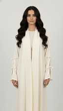 The Rawa Luxe Tie Sleeve Abaya - TAL by The Abaya Lab