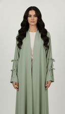 The Rawa Luxe Tie Sleeve Abaya - TAL by The Abaya Lab