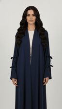 The Rawa Luxe Tie Sleeve Abaya - TAL by The Abaya Lab
