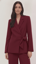 The Rawaan Tailored Wrap Blazer Co-Ord Set - TAL by The Abaya Lab