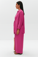 The Raya Tie - Front Co - Ord Set – Hot Pink - The Abaya Lab