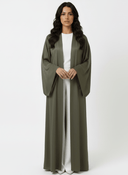 The Razan Olive Green Timeless Abaya - TAL by The Abaya Lab