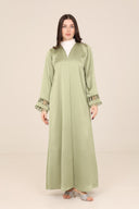 The Reem Criss - Cross Sleeve Abaya - TAL by The Abaya Lab