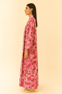 The Reem Pink Floral Abaya - TAL by The Abaya Lab