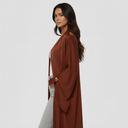 The Reema Heart Button Detail Abaya - TAL by The Abaya Lab