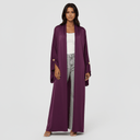 The Reema Heart Button Detail Abaya - TAL by The Abaya Lab