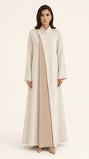 The Rehanah Asymmetric Layered Panel Abaya - TAL by The Abaya Lab