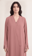 The Rufaida Wrap Detail Abaya - TAL by The Abaya Lab