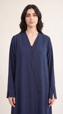 The Rufaida Wrap Detail Abaya - TAL by The Abaya Lab
