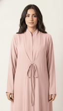 The Sabrin Tie - Front Layered Abaya - TAL by The Abaya Lab