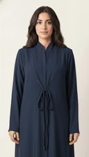 The Sabrin Tie - Front Layered Abaya - TAL by The Abaya Lab