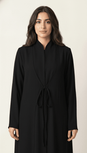 The Sabrin Tie - Front Layered Abaya - TAL by The Abaya Lab