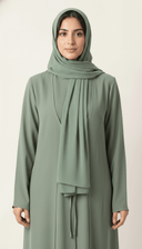 The Sabrin Tie - Front Layered Abaya - TAL by The Abaya Lab