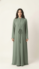 The Sabrin Tie - Front Layered Abaya - TAL by The Abaya Lab