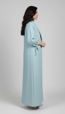 The Sadeen Soft Tailored Collar Open Abaya - TAL by The Abaya Lab