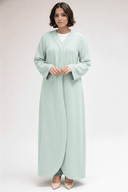 The Safiya Wavy Piping Abaya - TAL by The Abaya Lab