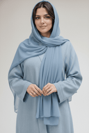 The Safiya Wavy Piping Abaya - TAL by The Abaya Lab