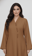 The Saher Tailored Button Front Abaya - TAL by The Abaya Lab