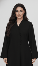 The Saher Tailored Button Front Abaya - TAL by The Abaya Lab