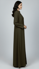 The Sajaa Layered Bodice Tassel Abaya - TAL by The Abaya Lab