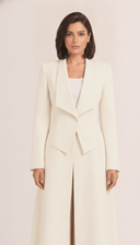 The Sajida Tailored Drape Collar Open Abaya - TAL by The Abaya Lab