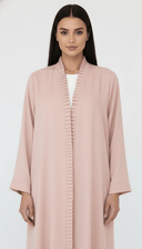 The Salha Elegant Ripple Trim Abaya - TAL by The Abaya Lab