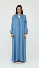 The Salha Elegant Ripple Trim Abaya - TAL by The Abaya Lab