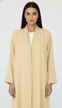 The Salha Elegant Ripple Trim Abaya - TAL by The Abaya Lab
