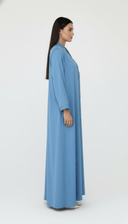 The Salha Elegant Ripple Trim Abaya - TAL by The Abaya Lab