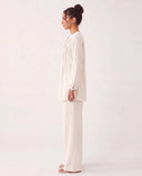 The Salma Pintuck Button Front Tunic Set - TAL by The Abaya Lab